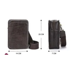 الگوی کیف دوشی مردانه | کد 9765