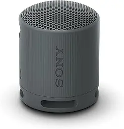 Sony SRS-XB100 Wireless Bluetooth Portable Lightweight Super-Compact Travel Speaker, Extra-Durable IP67 Waterproof &amp; Dustproof, 16 Hour Battery, Versatile Strap, and Hands-Free Calling, Black New