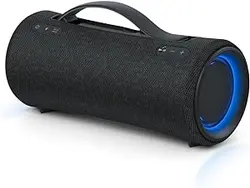 Sony SRS-XG300 X-Series Wireless Portable-Bluetooth Party-Speaker IP67 ضد آب و ضد گرد و غبار با باتری 25 ساعته و دسته جمع شونده، مشکی - جدید
