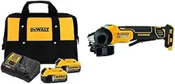 ابزار آسیاب زاویه ای MAX DEWALT 20V (DCG413B) و کیت شارژ باتری (DCB205-2CK)