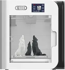 پرینتر سه بعدی R QIDI TECHNOLOGY X-Smart3 نسل جدید پرینترهای سه بعدی رومیزی FDM با سرعت 500 میلی متر بر ثانیه برای مبتدیان، CoreXY &amp; Klipper، تراز خودکار، شکل دهنده ورودی، اندازه ساخت 6.89x7.09x6.69 اینچ