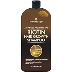 شامپو رشد مجدد مو و ضد ریزش مو 16 اونس، با مسدود کننده های DHT، کلاژن و سلول های بنیادی - شامپوی مرطوب کننده روزانه، سم زدایی، حجم دهنده مردانه و زنانه