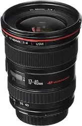 لنز زوم با زاویه دید فوق العاده عریض Canon EF 17-40mm f/4L USM برای دوربین های SLR