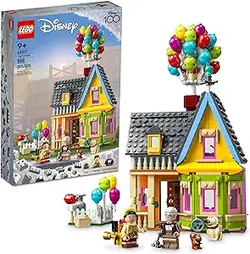 مجموعه اسباب بازی ساختمانی کلاسیک LEGO Disney و Pixar 'Up' Disney 100 Celebration برای بچه ها و طرفداران فیلم در سنین 9 سال به بالا، یک هدیه سرگرم کننده برای طرفداران دیزنی و هرکسی که عاشق بازی خلاقانه است، 43217