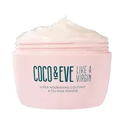 Coco &amp; Eve Like a Virgin Hair Masque - ماسک موی نارگیل و انجیر برای موهای آسیب دیده خشک با کره شی و روغن آرگان برای ترمیم و آبرسانی مو | ماسک حالت دهنده عمیق درمان مو
