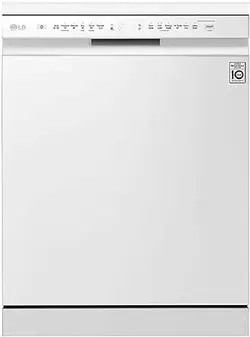 LG 8 Programs 14 Place Settings ماشین ظرفشویی ایستاده رایگان، مدل سفید رنگ پلاتینی - DFB512FW (نسخه بین المللی).