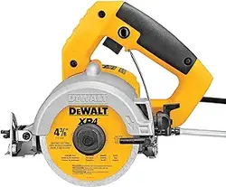 اره کاشی مرطوب DEWALT، بنایی، 4-3/8 اینچ (DWC860W)