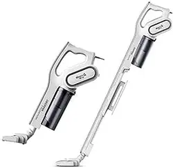 جاروبرقی دستی شیائومی Deerma Dx700 2In1 با جعبه گرد و غبار با ظرفیت بالا، فیلتر سه گانه کم صدا جمع آوری گرد و غبار عمودی، سفید