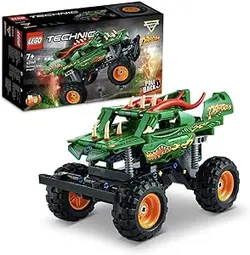 مجموعه ماشین اسباب بازی LEGO Technic Monster Jam Dragon 42149 Building Blocks; اسباب بازی های پسرانه، دخترانه و بچه گانه (217 قطعه)