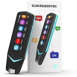 Scan Reader Pen 4 [داخل دیکشنری کالینز]، دستگاه اسکنر قلم متن به گفتار، 16 گیگابایت قلم ترجمه قلم مطالعه قلم عکس ترجمه دیکشنری برای دانش آموزان بزرگسال (Scan Reader Pen 4 Pro)