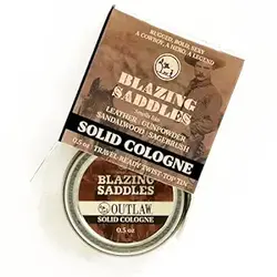 ادکلن جامد Bold, Western Leather &amp; Gunpowder Scent - Blazing Saddles Scent by Outlaw - Hard ادکلن مردانه و زنانه