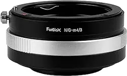 آداپتور پایه لنز Fotodiox - Nikon Nikkor F Mount G-Type D/SLR Lens to Micro Fours Mount (MFT, M4/3) بدنه دوربین بدون آینه، با صفحه کنترل دیافراگم داخلی