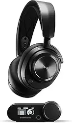 SteelSeries Arctis Nova Pro Wireless - هدست بازی چند سیستمی - درایورهای Hi-Fi ممتاز - حذف نویز فعال - سیستم قدرت بی نهایت - رایانه شخصی، PS5، PS4، سوئیچ، موبایل
