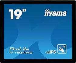 iiyama ProLite TF1934MC-B7X - مانیتور LED - 19 اینچ - قاب باز - صفحه نمایش لمسی - 1280 x 1024 - IPS - 350 cd/m² - 1000:1-14 ms - HDMI، VGA، DisplayPort - مشکی
