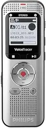 ضبط صوت Philips VoiceTracer DVT2015، استریو MP3، حافظه داخلی 8 گیگابایت، با نرم افزار Speech to Text Cloud