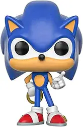 Funko Pop! بازی Sonic the Silver Hedgehog Sonic With Ring - Sonic the Hedgehog - فیگور وینیل کلکسیونی - ایده هدیه - کالای رسمی - اسباب بازی برای کودکان و بزرگسالان - طرفداران بازی های ویدیویی