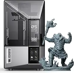 چاپگر سه بعدی ELEGOO Mars 5 Ultra 9K Resin، چاپ با سرعت بالا 150 میلی متر در ساعت، تراز خودکار هوشمند، تشخیص هوشمند، انتقال WiFi، اندازه چاپ 6.04 x 3.06 x 6.49 اینچ