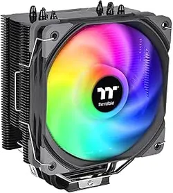 خنک کننده CPU روشنایی Thermaltake UX200 SE ARGB، سرعت فن تا 1800 دور در دقیقه، بلبرینگ هیدرولیک، جریان هوا 62.72 CFM، 15 LED آدرس پذیر، Intel LGA 1700 / AM5 - مشکی