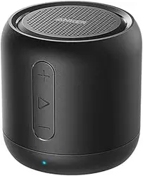 Anker SoundCore mini، بلندگوی بلوتوث فوق قابل حمل با زمان پخش 15 ساعت، برد بلوتوث 66 فوت، باس پیشرفته، میکروفون حذف نویز