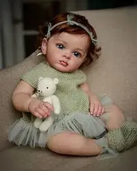 Nano Classic 24 inch 60cm Reborn Baby Doll بدنه پارچه پنبه ای نرم و سر و دست و پا سیلیکونی نوزاد واقعی مانند عروسک های عروسکی اسباب بازی دخترانه