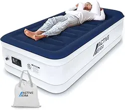 تشک بادی تک سایز لوکس Active Era - تشک بادی بلند شده با پمپ داخلی، بالش برآمده و فناوری I-Beam ساختاری