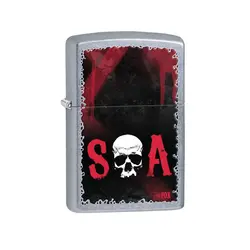 فندک زیپو مدل Sons of Anarchy، Street Chrome Classic کد 28836 - لایترلند