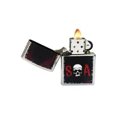 فندک زیپو مدل Sons of Anarchy، Street Chrome Classic کد 28836 - لایترلند