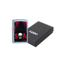 فندک زیپو مدل Sons of Anarchy، Street Chrome Classic کد 28836 - لایترلند