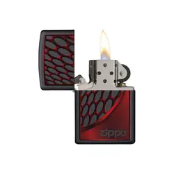 فندک زیپو مدل Red & Chrome کد 218 - لایترلند