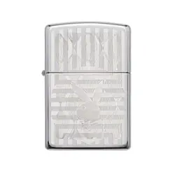 فندک زیپو مدل Playboy Bunny Logo High Polish Chrome کد 29509 - لایترلند