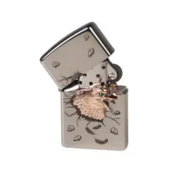 فندک زیپو مدل Golden Eagle chrome high polished emblem کد 251755 - لایترلند