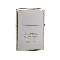 فندک زیپو مدل Golden Eagle chrome high polished emblem کد 251755 - لایترلند