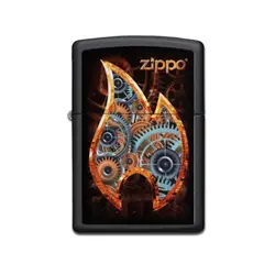 فندک زیپو مدل Steampunk Flame کد 218 - لایترلند