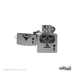 فندک زیپو مدل Skull Ace Of Spades Design کد 49426 - لایترلند