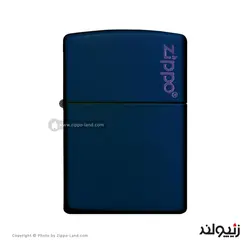 فندک زیپو مدل Classic Navy Matte Zippo Logo کد 239zl - لایترلند