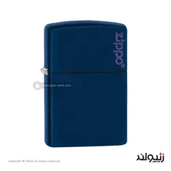 فندک زیپو مدل Classic Navy Matte Zippo Logo کد 239zl - لایترلند