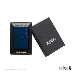 فندک زیپو مدل Classic Navy Matte Zippo Logo کد 239zl - لایترلند