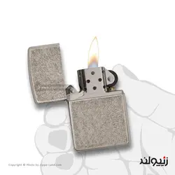 فندک زیپو مدل Armor Antique Silver Plate کد 28973 - لایترلند