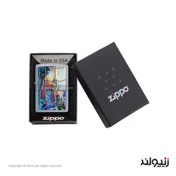 فندک زیپو مدل Rust Patina Design مدل 29897 - لایترلند