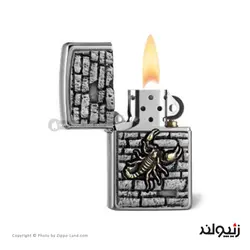 فندک زیپو مدل Scorpion On The Wall کد 2005358 - لایترلند