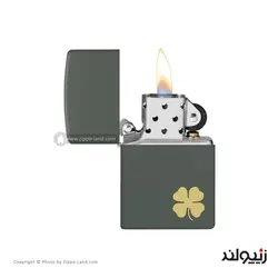 فندک زیپو مدل Four Leaf Clover کد 49796 - لایترلند