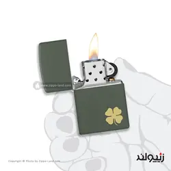 فندک زیپو مدل Four Leaf Clover کد 49796 - لایترلند