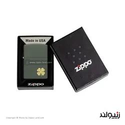 فندک زیپو مدل Four Leaf Clover کد 49796 - لایترلند