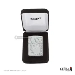 فندک زیپو مدل Sterling Silver Tree Of Life Design کد 49552 - لایترلند