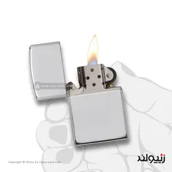 فندک زیپو مدل High Polish Sterling Silver کد 15 - لایترلند