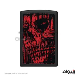 فندک زیپو مدل Red Skull Design کد 49775 - لایترلند