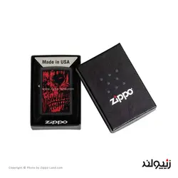 فندک زیپو مدل Red Skull Design کد 49775 - لایترلند