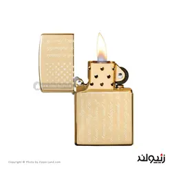 فندک زیپو مدل Pledge of Allegiance Design کد 49585 - لایترلند