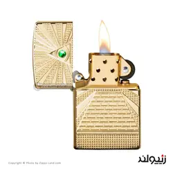 فندک زیپو مدل Eye Of Providence Design کد 49060 - لایترلند