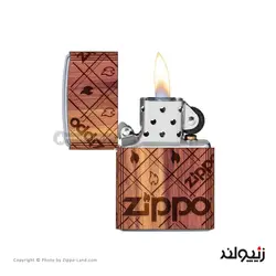 فندک زیپو مدل Woodchuck USA Zippo Cedar Wrap کد 49331 - لایترلند